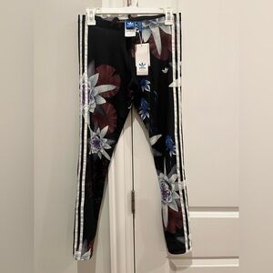 ADIDAS X Farm Rio Lotus leggings - NWT, Size S
